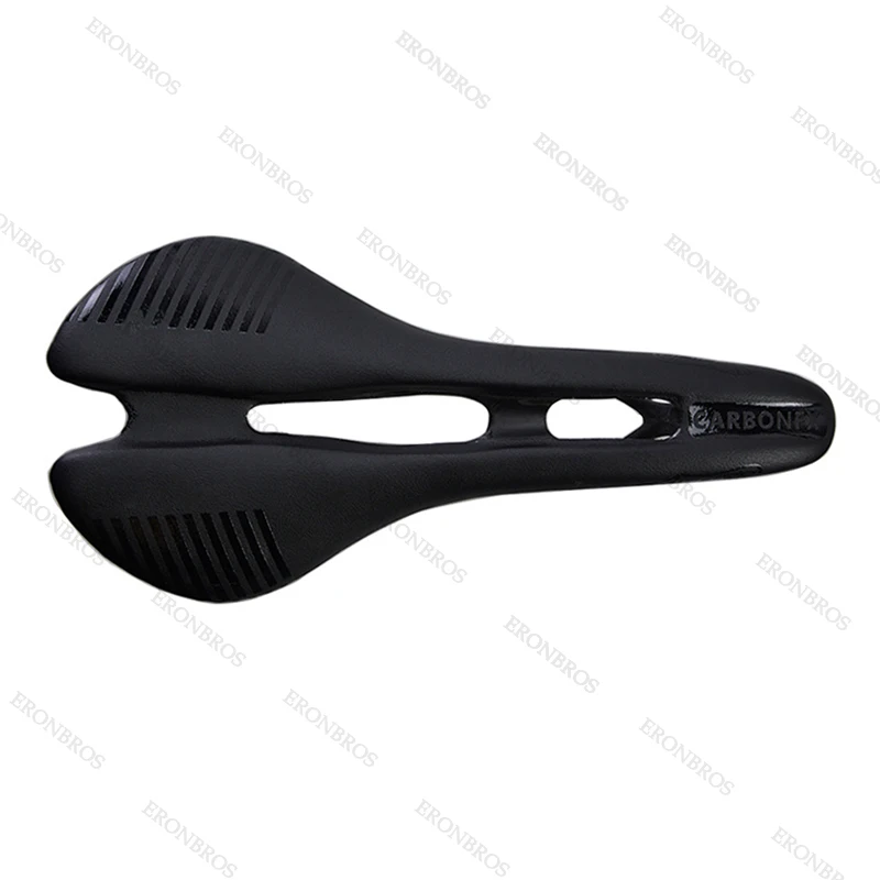 biack biack Ultralight Selle full Carbon Saddle Bicycle vtt racing seat Wave Road Bike Saddle for men sans cycling Seat mat bike Spare Parts - Цвет: biack biack