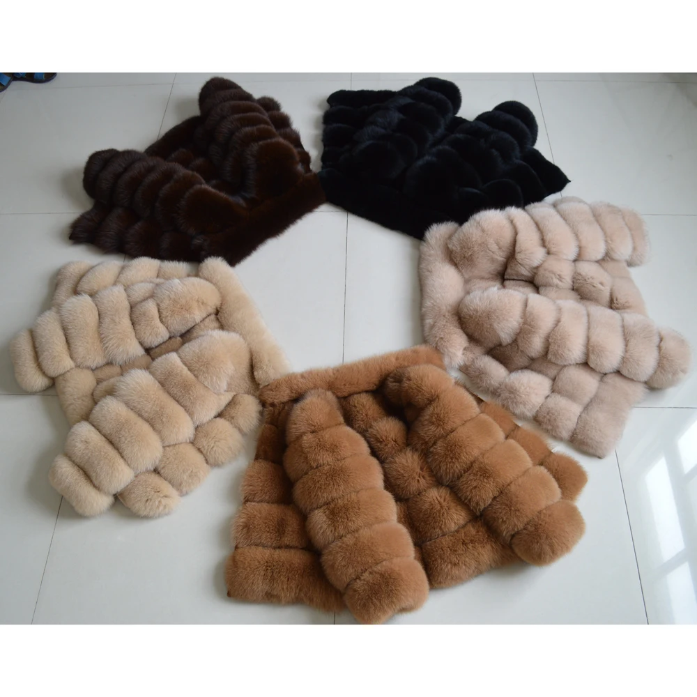 Роскошные Брендовые женские зимние плотные теплые пальто из натурального меха