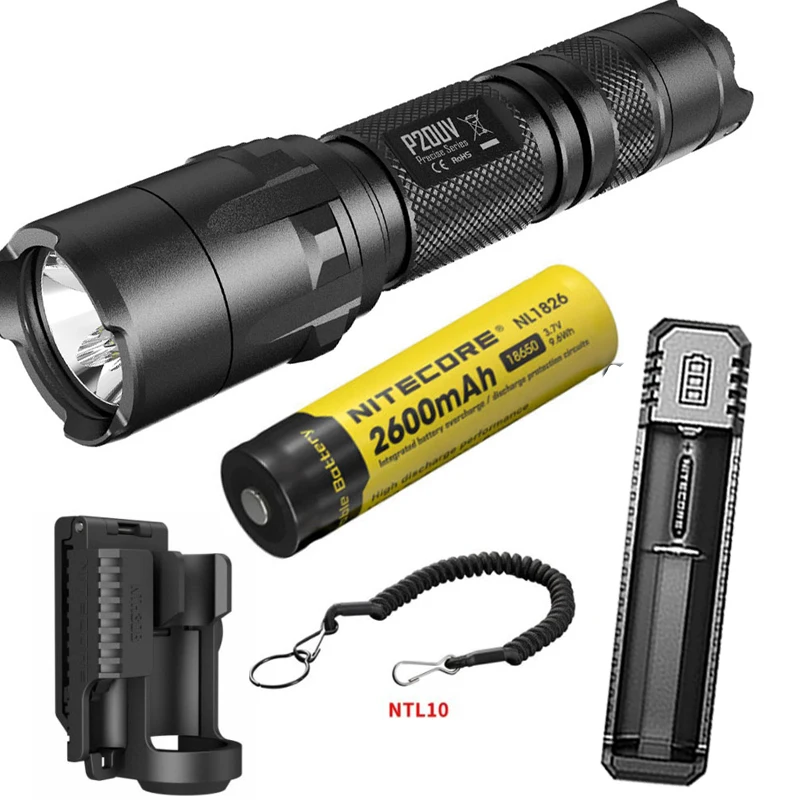 NITECORE P20UV 800LM U2 5x светодиодное ультрафиолетовое снаряжение правоохранительное