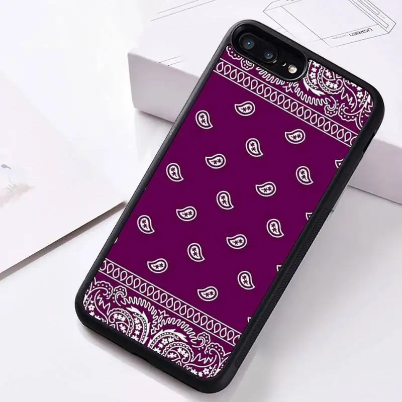 

Red Bandana Phone Case For iphone 12 mini 11 Pro Xs Max X Xr 6 6s 7 8 Plus SE2020 High Quality PC TPU Silicone Cover