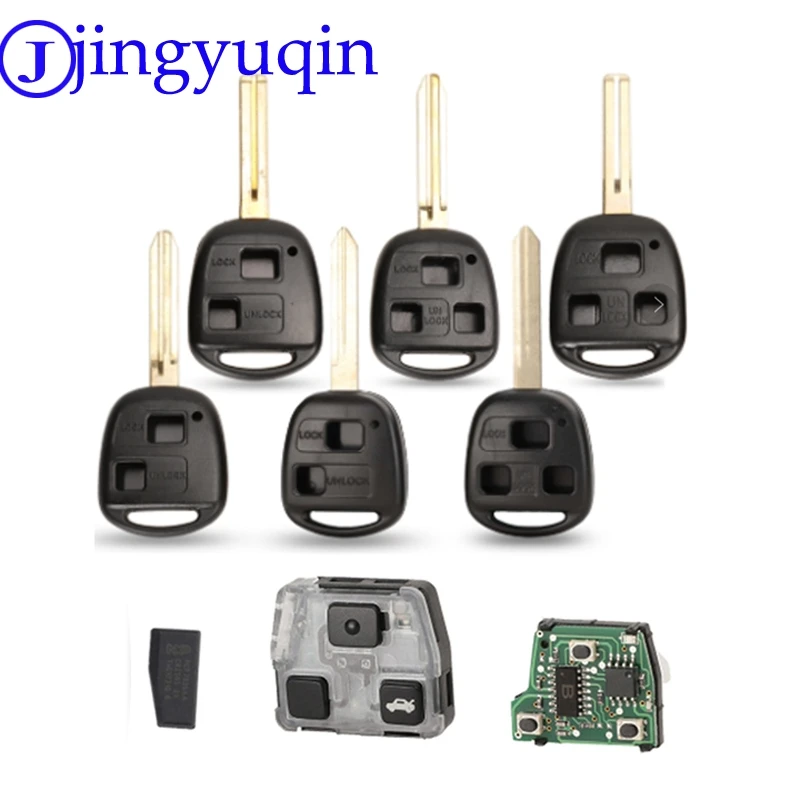 Jingyuqin 2/3 b 315 МГц дистанционный ключ для Toyota RAV4 Prado Tarago Kluger Avensis для Lexus RX330 RX350 2007-2009 HYQ12BBT чип 4D67