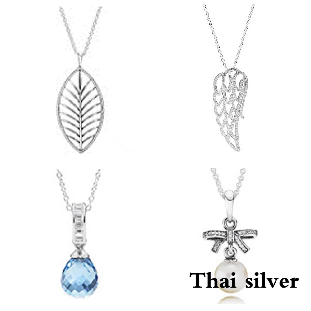 2019 новый тайский серебряный! Винтажное жемчужное ожерелье и Юбилей Подарок