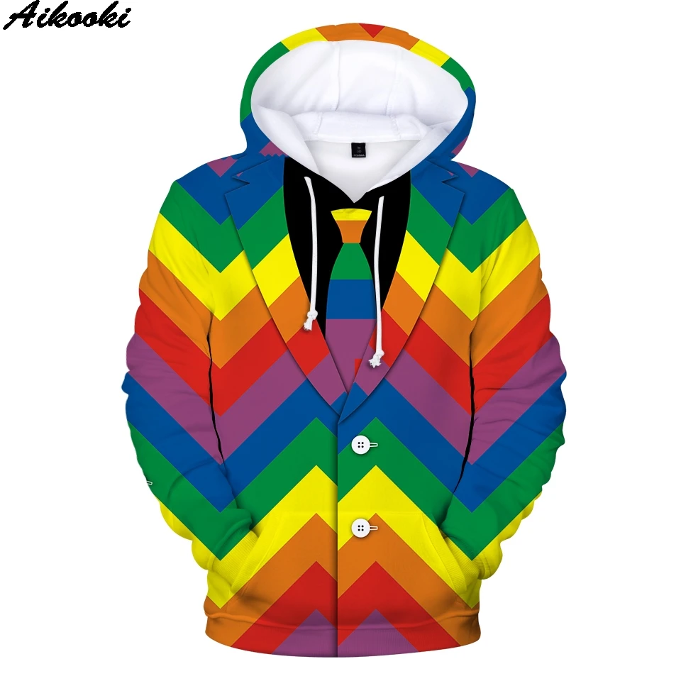 

Fake Suit Tie 3D Hoodies Sweatshirts Male Street Wear Popular Clothes Suit Tie Hoodie Comfortable Pullovers Casual Outwear