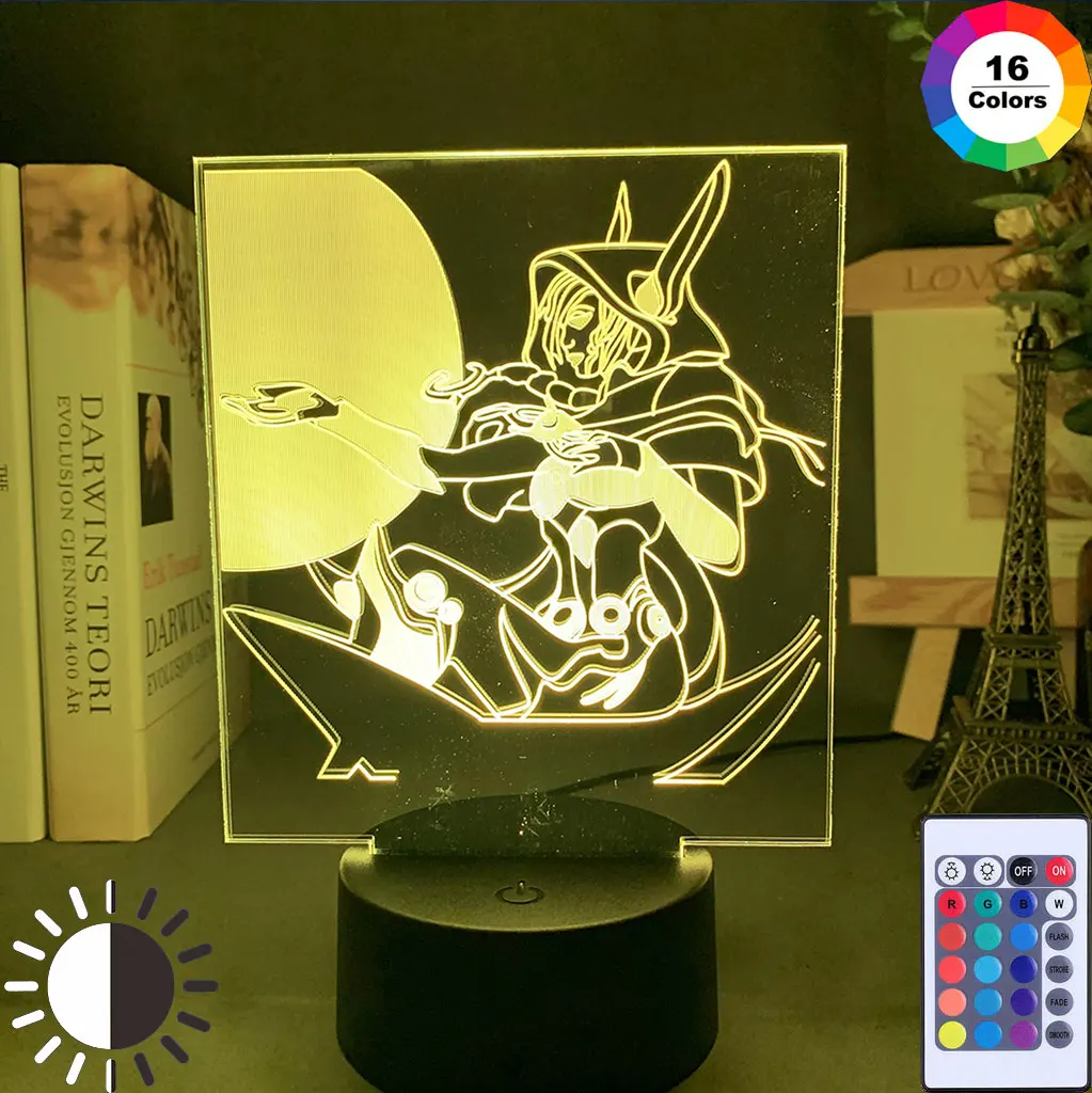 3D светодиодный ночной Светильник игра Фигура красочные детские игрушки стол