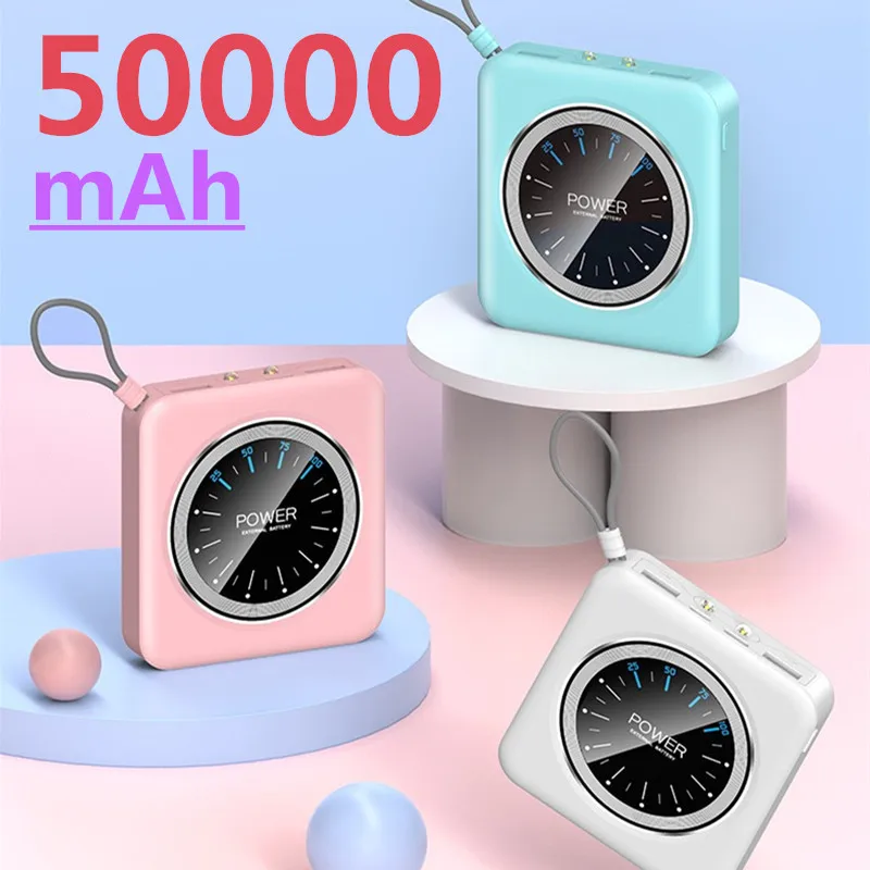 Портативное мини-зарядное устройство на 50000 мА · ч USB-зарядное портативное
