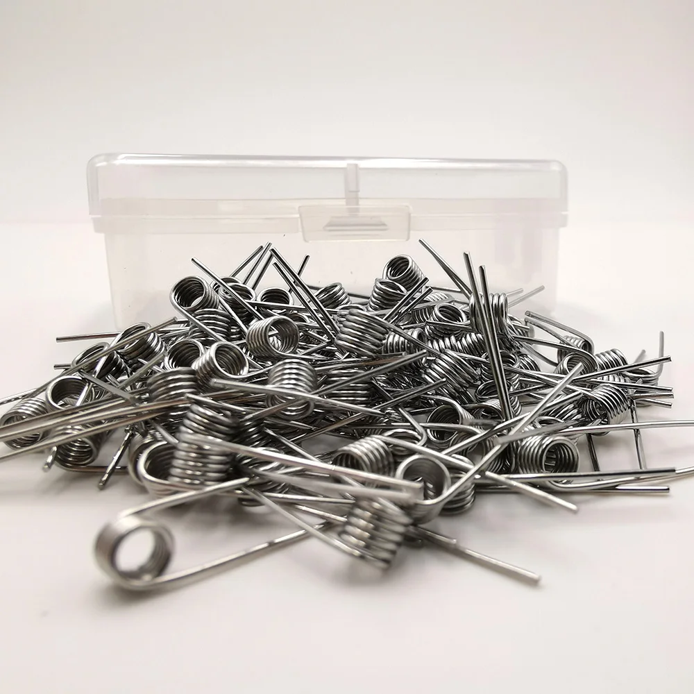 100 шт/партия Предварительно Построенная NI80 Premade катушка 24 26 28 GA DIY нагревательная