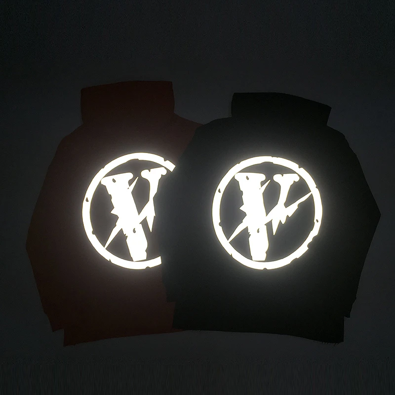 

same ins paragraph 2021 spring and autumn new product vlone Fujiwara Hiroshi lightning 3M reflective oversize loose hooded sweat
