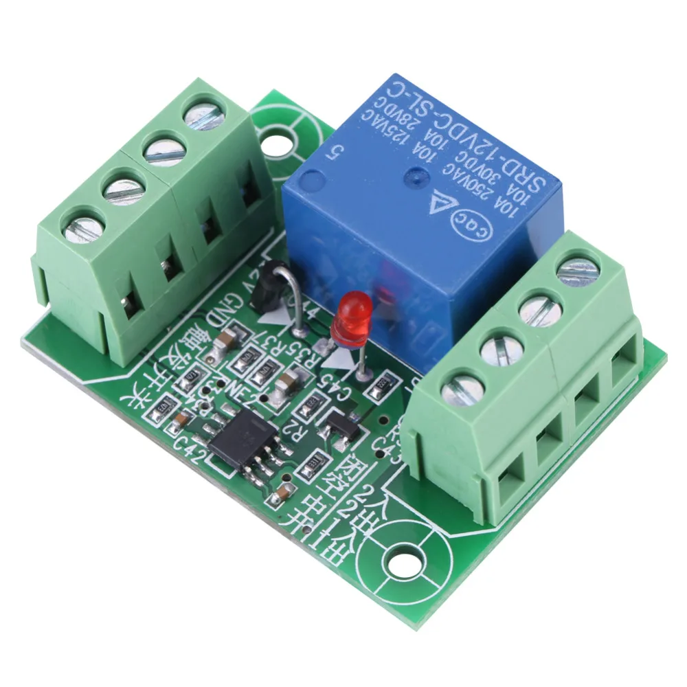 1PC DC 12V Relay Module Single Channel Bistable Circuit Trigger Switch Control |