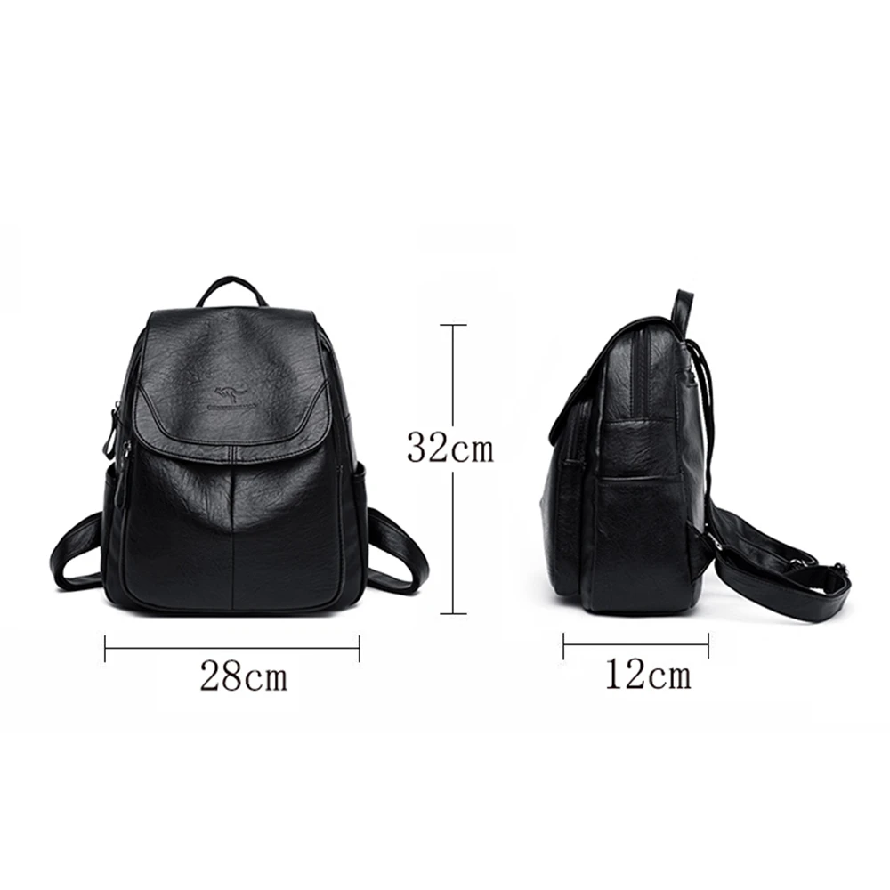 Женский кожаный рюкзак Bagpack дизайнерские сумки на плечо для женщин 2020 школьные