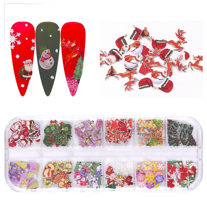 

3D Butterfly Slice Nail Sequins Flakes Colorful Iridescent Glitter Nail Art Decoration Colorful Manicure
