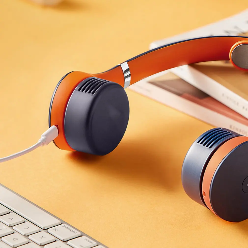 買取 ポータブルネックファンパルスマッサージハンズフリー個人羽根なしファンusb充電式ネックハングファンウェアラブルネックマッサージファン