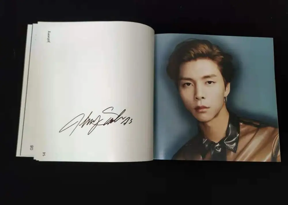 Подписанный NCT 127 NCT127 autographed1st следующий альбом регулирует CD + фото Обложка выбрана