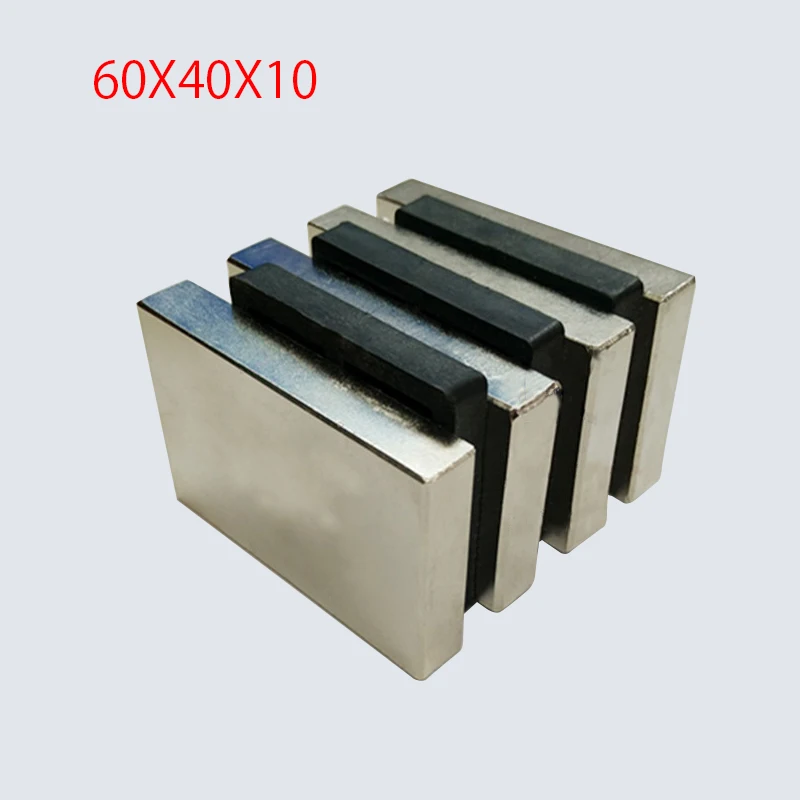 

N35 Neodymium Magnet Super Strong Rectangle Magnet 60*40*10mm Big Block Magnetic Rare Earth Magnets Magnetic Strip