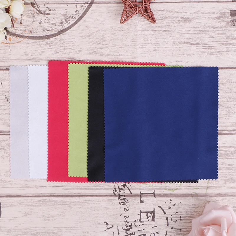 

10pcs Glasses Cleaning Cloth Lens Cloth Wipes For Home Clean Fabric 14*14cm