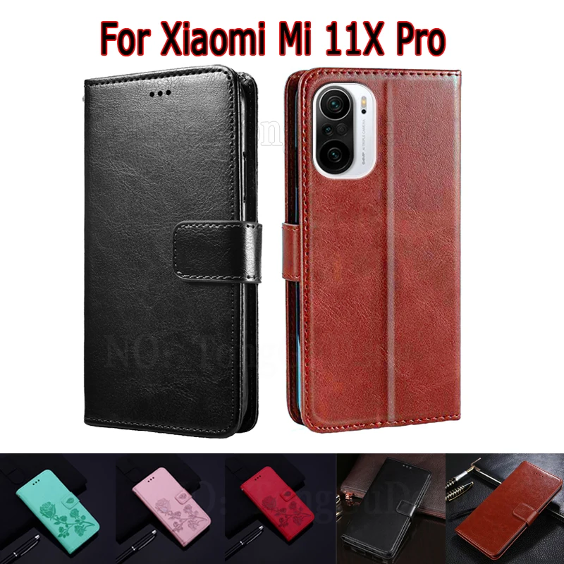 

Wallet Case For Xiaomi Mi 11X Pro M2012K11I Cover Etui Flip Stand Leather Book Funda On Xiomi Mi 11X Pro Case Phone Shell Hoesje