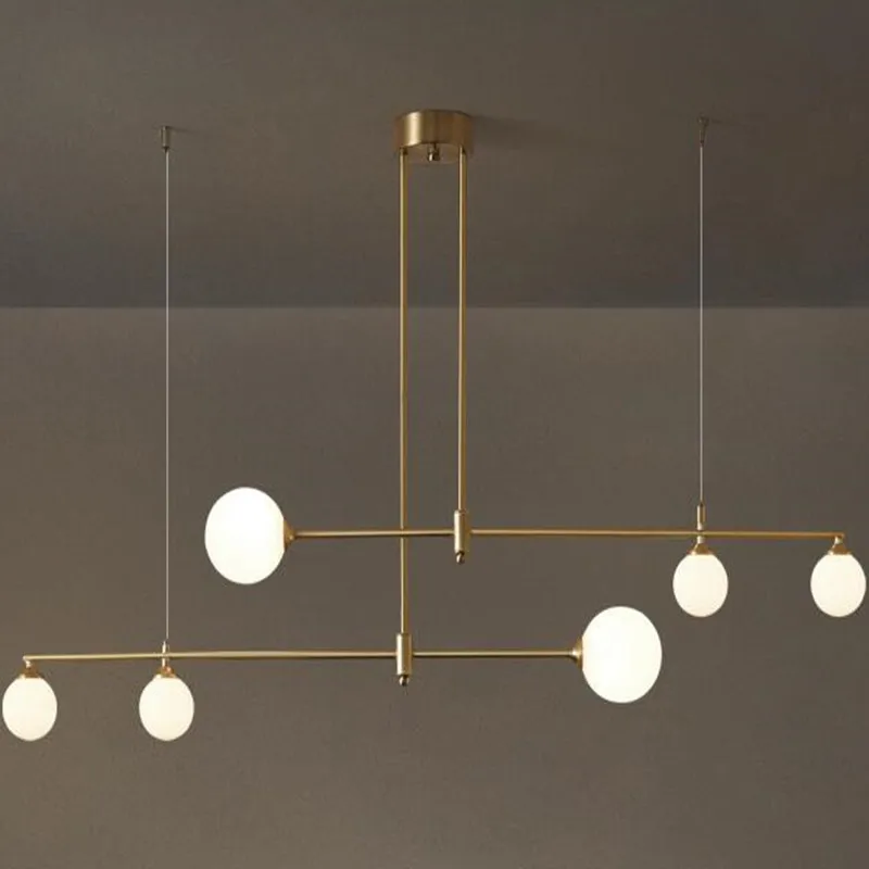 Современные подвесные светильники в скандинавском стиле для гостиной столовой