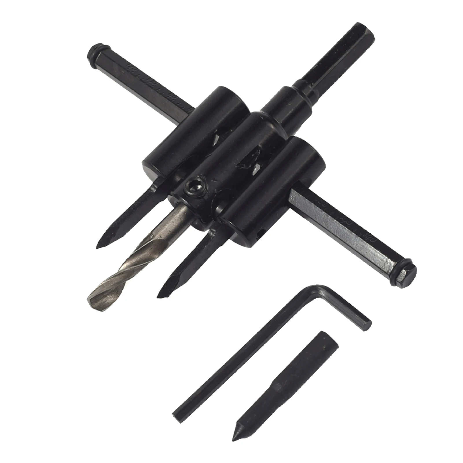 

Круглая пила для отверстий, регулируемая дрель, 30-120 мм, сверла для отверстий по дереву в самолете, пила, резак, беспроводные инструменты для ...