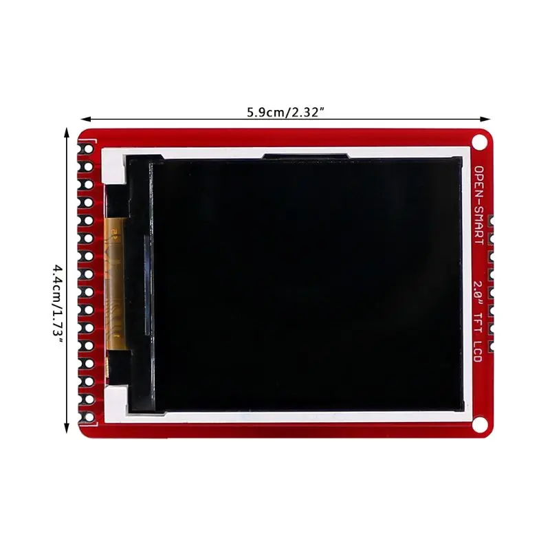 

2.0" TFT LCD Shield Expansion Module With SMD Pins For UNO R3 Nano Mega2560 2.0 inch TFT interface Whosale&Dropship