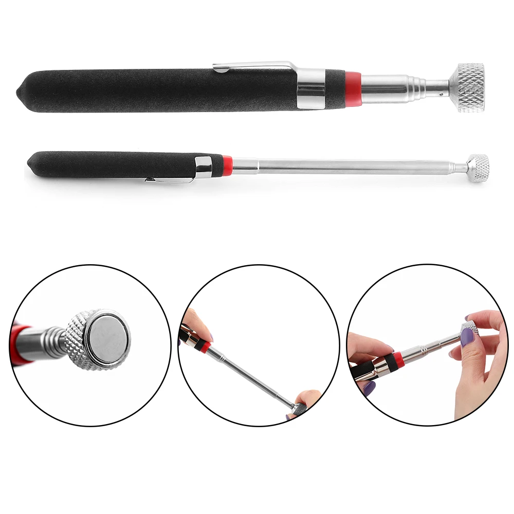 Гибкий светодиодный мини инструмент для захвата магнитная ручка с магнитом