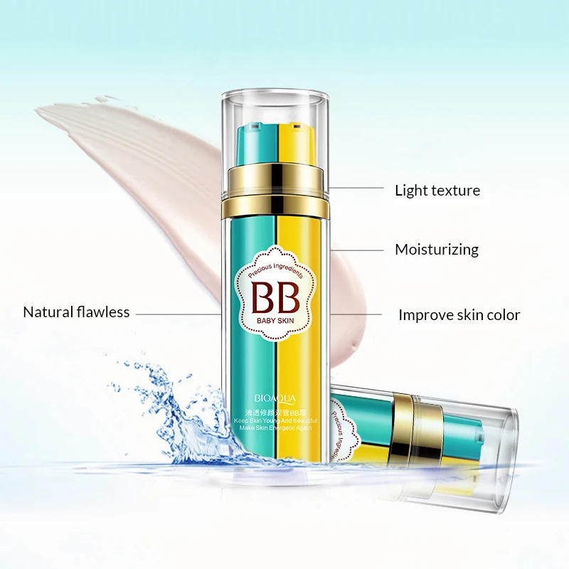 Крем для макияжа BIOAQUA bb тональный крем и основа в одной бутылке натуральный bband cc