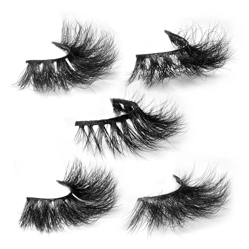 Накладные 3D ресницы из норки 10 пар высококачественные ручной работы длинные и