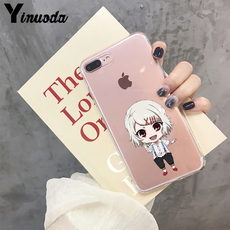 Yinuoda аниме JUUZOU SUZUYA Tokyo Ghouls очаровательный чехол накладка для телефона Apple iPhone 8 7 6 6S