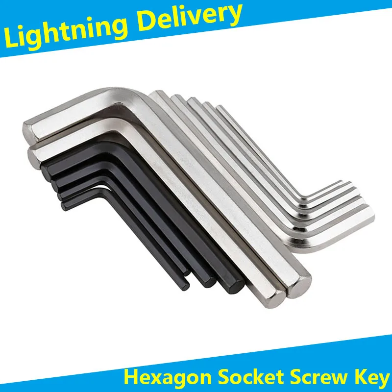 

Spanner Hexagon Socket Wrench L-shaped Hexagon Key Extended inside hexagon universal screwdriver wrench 1.5/2/2.5/3/4/5mm