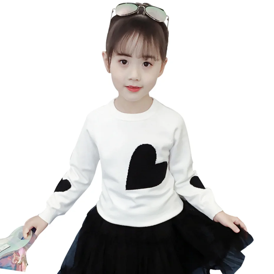 Свитер с принтом для девочек на возраст 6 12 лет|Свитера| |