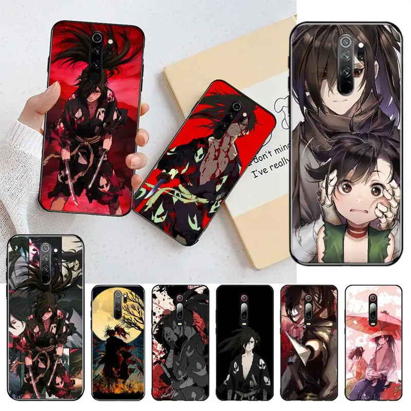 

YJZFDYRM Dororo Anime Coque Shell Phone Case for Redmi Note 9 8 8T 8A 7 6 6A Go Pro Max Redmi 9 K20