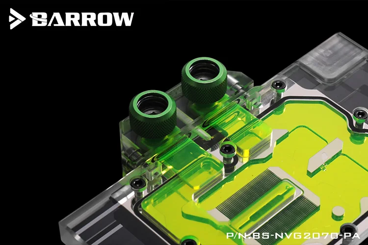 Курган водного блока использовать для NVIDIA RTX2070 Founders Edition/Reference Edition/EVGA 2060/GTX1660Ti полное покрытие GPU Блок D-RGB 3PIN