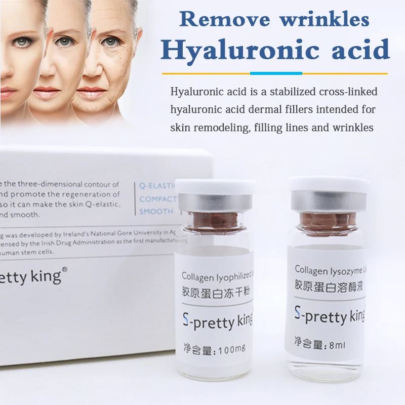 

7ml/10ml Cross-linked ha hyaluronic acid For lip whitening anti wrinkle face hyaluronic atomizer Hyaluron pen Remove wrinkles