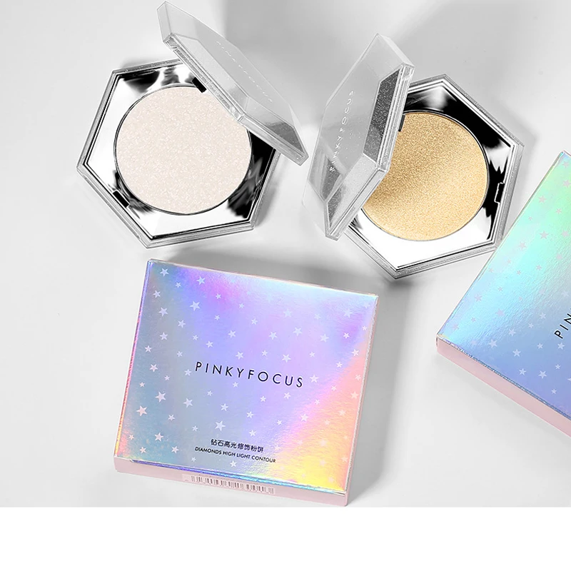 3 цвета хайлайтер бронзаторы для лица палитра макияж светящийся блеск контурного