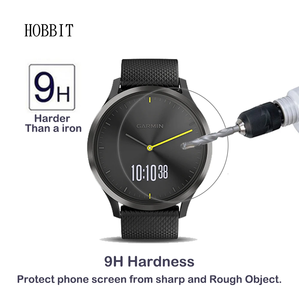 2 упаковки для Garmin Vivomove HR 0,3 мм 2.5D 9H защита экрана из закаленного стекла Ультрапрозрачная Защита от царапин для garmin