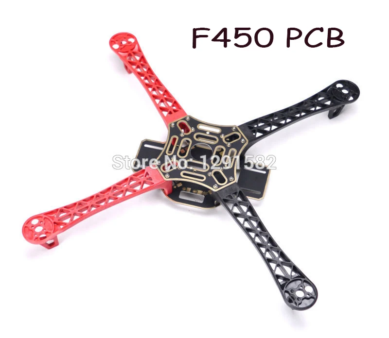Комплект планера Hot F450 450 мм 4 оси с черным пластиковым шасси | Игрушки и хобби