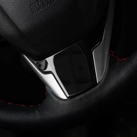for honda civic 10th 2016 2017 2018 stainless steel car steering wheel button frame cover trim accessories car styling