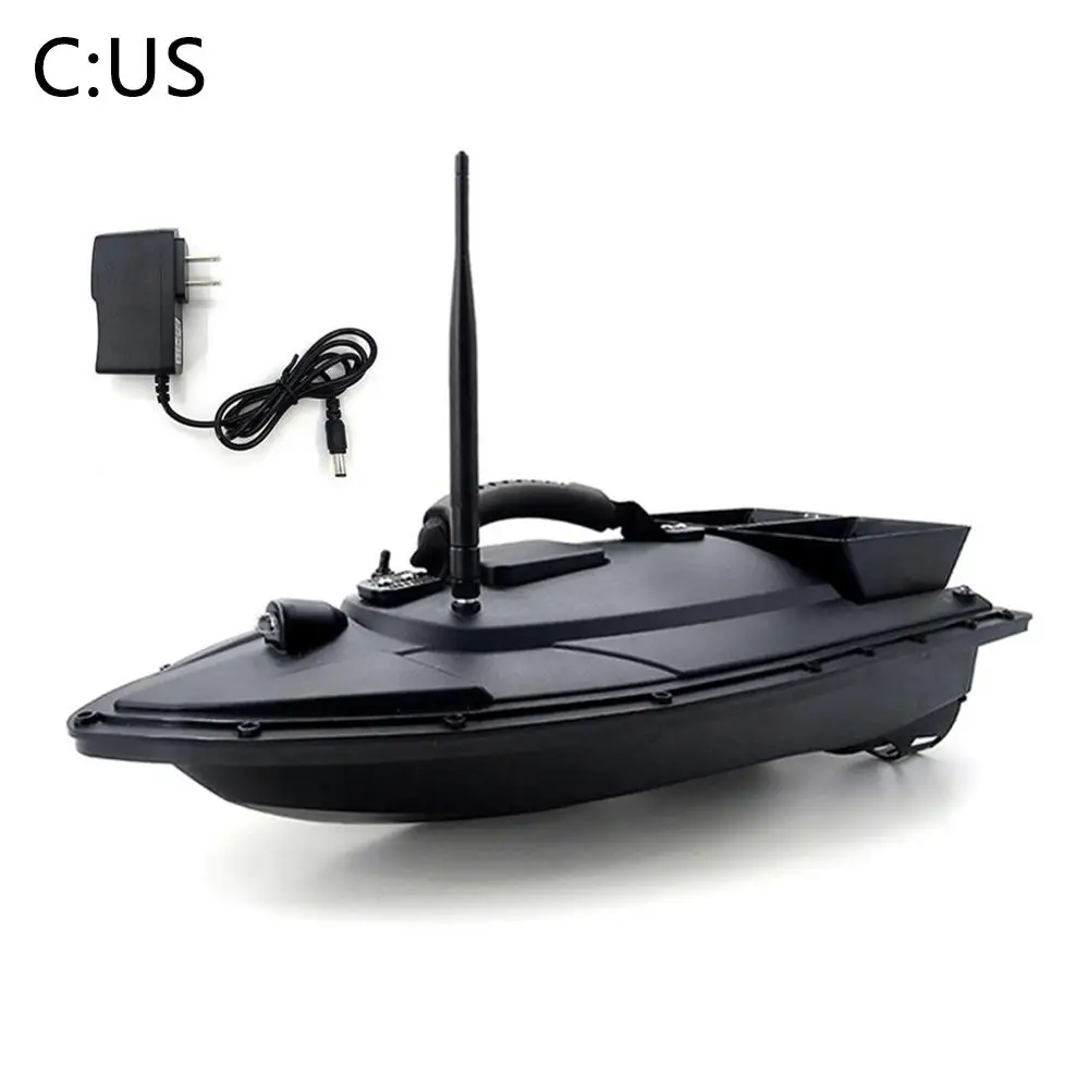 Black US Plug Высокое качество Flytec RC лодка Smart RC электрическая рыбацкая лодка корабль для рыбалки 500 м дистанционная лодка для приманки двойная моторная лодка для рыбалки - Цвет: Black US Plug