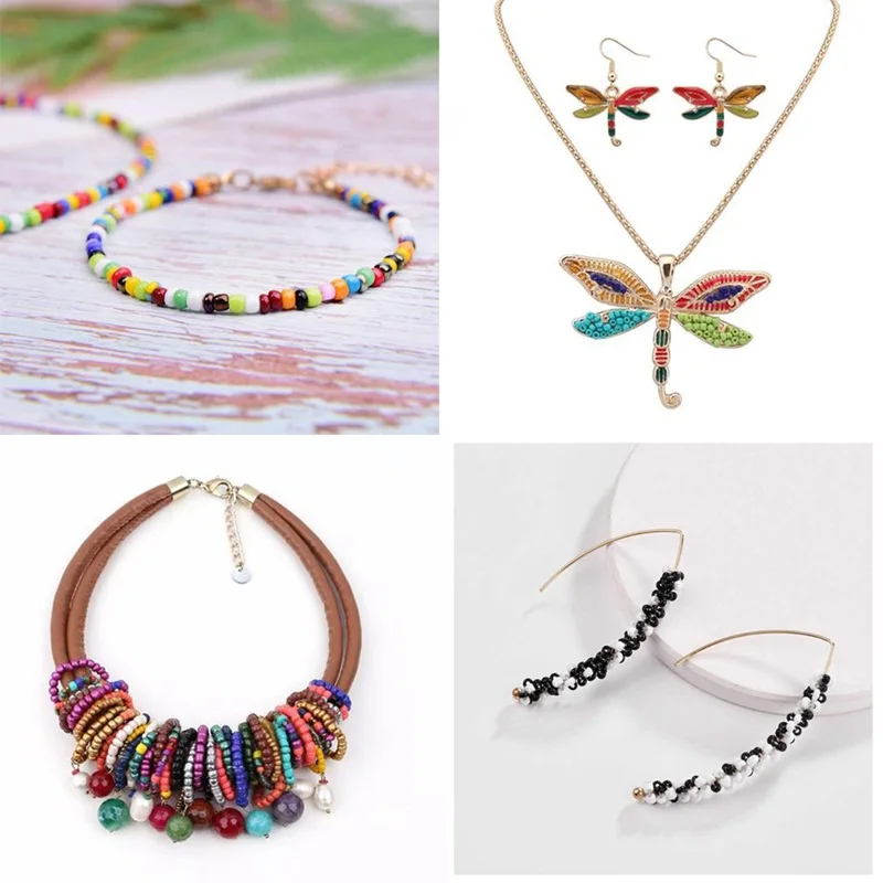 

2/3/4mm Multicolor Glass Loose Beads Kit for Clothing DIY Accessories bracelet Diy jewelry for women Small Handcraft Seed Bead