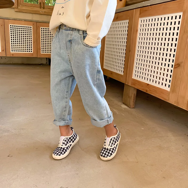 Детская одежда джинсы 2020 весна и осень Новые микро Джинсы Корейская версия