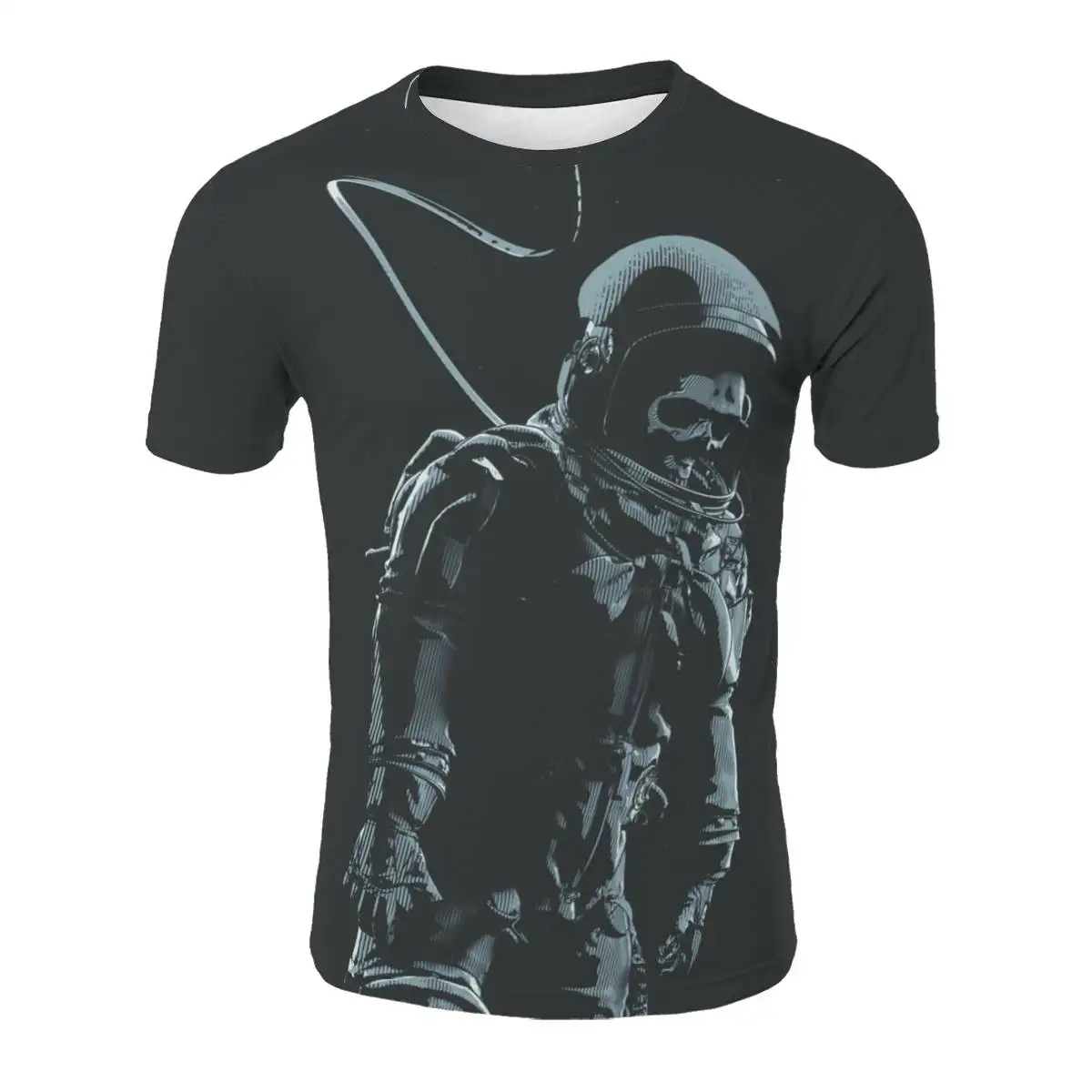 

2021 Four Seasons New Hot Selling Creative 3D Printing Top Short Sleeve Hot Graphics Simple And Generic Funny And Novel T-Shirt