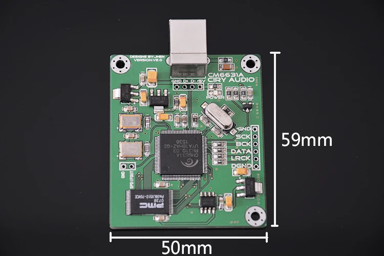 Цифровой интерфейсный модуль CM6631A DAC плата выход USB на IIS SPDIF выборка 24 бит 192K 384K ASIO |