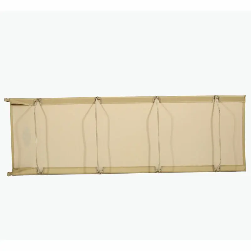 

Lightweight and economical crib for portable lounge or bed, tan