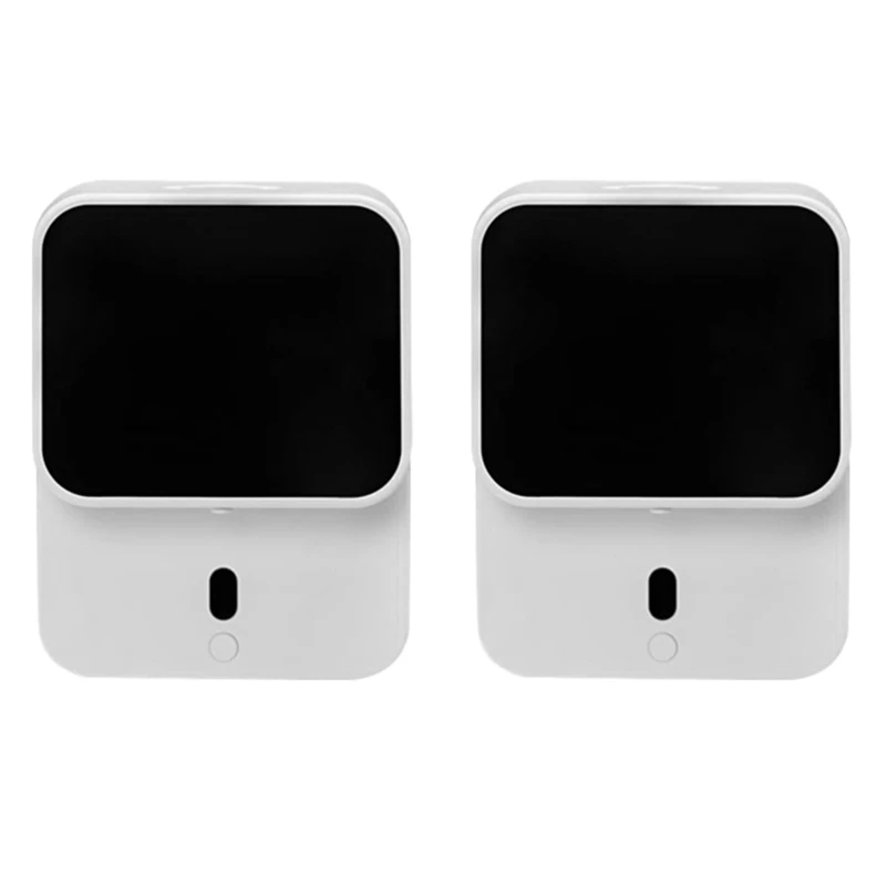 

2Pcswall Mounted Automatic Foam Soap Dispenser LED Display Automatic Induction Foaming Hand Washer Infrared Smart Sensor