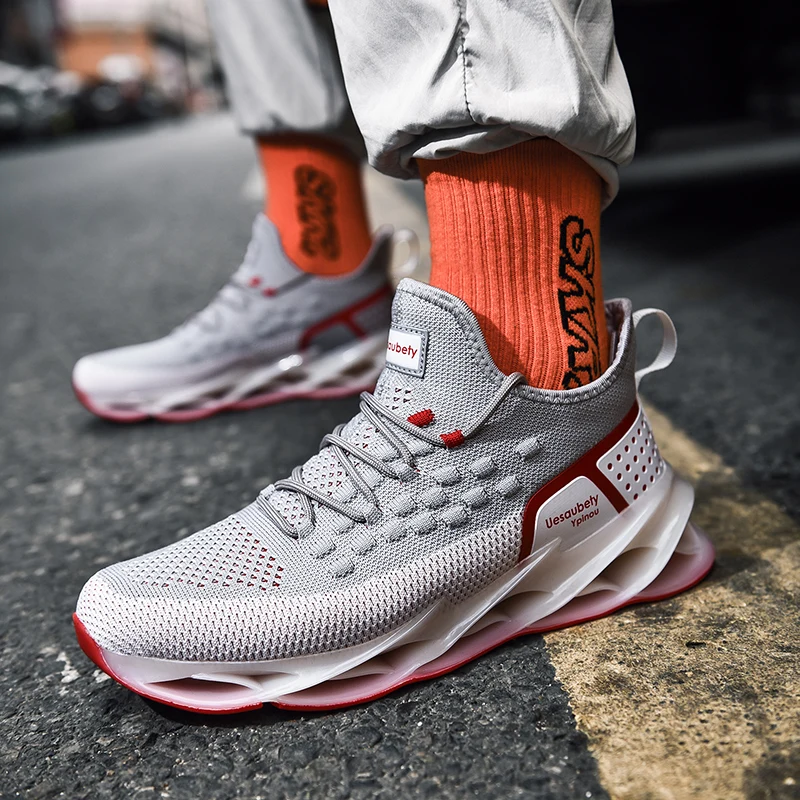 New Balde Sport Shoes Breathable Running for Men Damping Wear-resistant Outsole Mens Jogging Sneakers Big Size 39-46 | Спорт и
