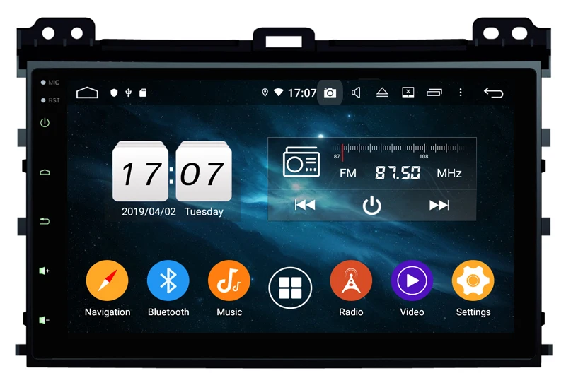 9&quot Screen Carplay android10 car radio for Toyota Prado 2002-2010 multimedia gps navigation player audio stereo headunit | Автомобили и