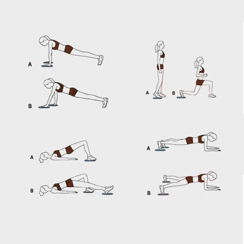 Multifunctional Sliding Fitness Discs Core Sliders Abdominal Muscle Training Disc Motion Slider | Спорт и развлечения