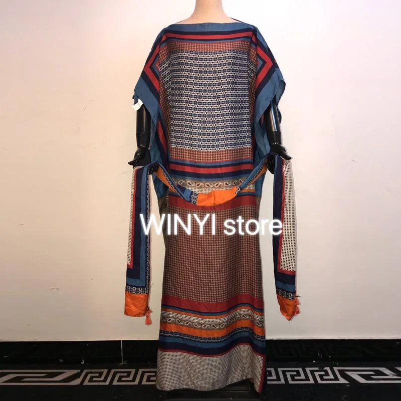 WINYI 2021 богемное платье макси длинное женское летнее Цветочный принт в стиле Бохо