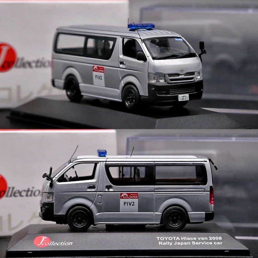 

1/43 Kyosho Alloy Car J-Collection Toyota Hiace 2008 Rally Service Car