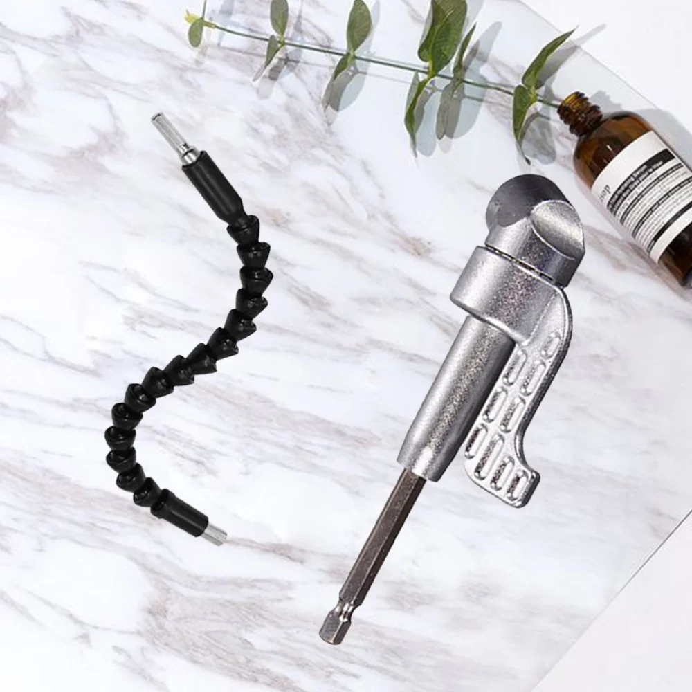 

Right Angle Driver Angle Extension Hex Drill Bit Screwdriver Socket Holder Adaptor Power Screwdriver Drill Attachment with unive