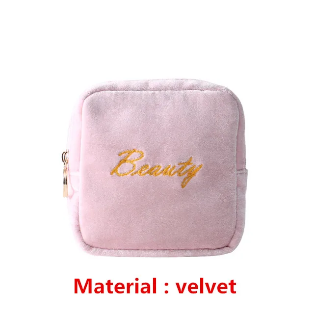 B-Pink Аксессуары для путешествий, сумка, гигиенический хлопок, подушечки, сумка для хранения, женская, для девочек, портативная, маленькая, косметическая, губная помада, салфетка, Oganizer Pouch - Цвет: B-Pink