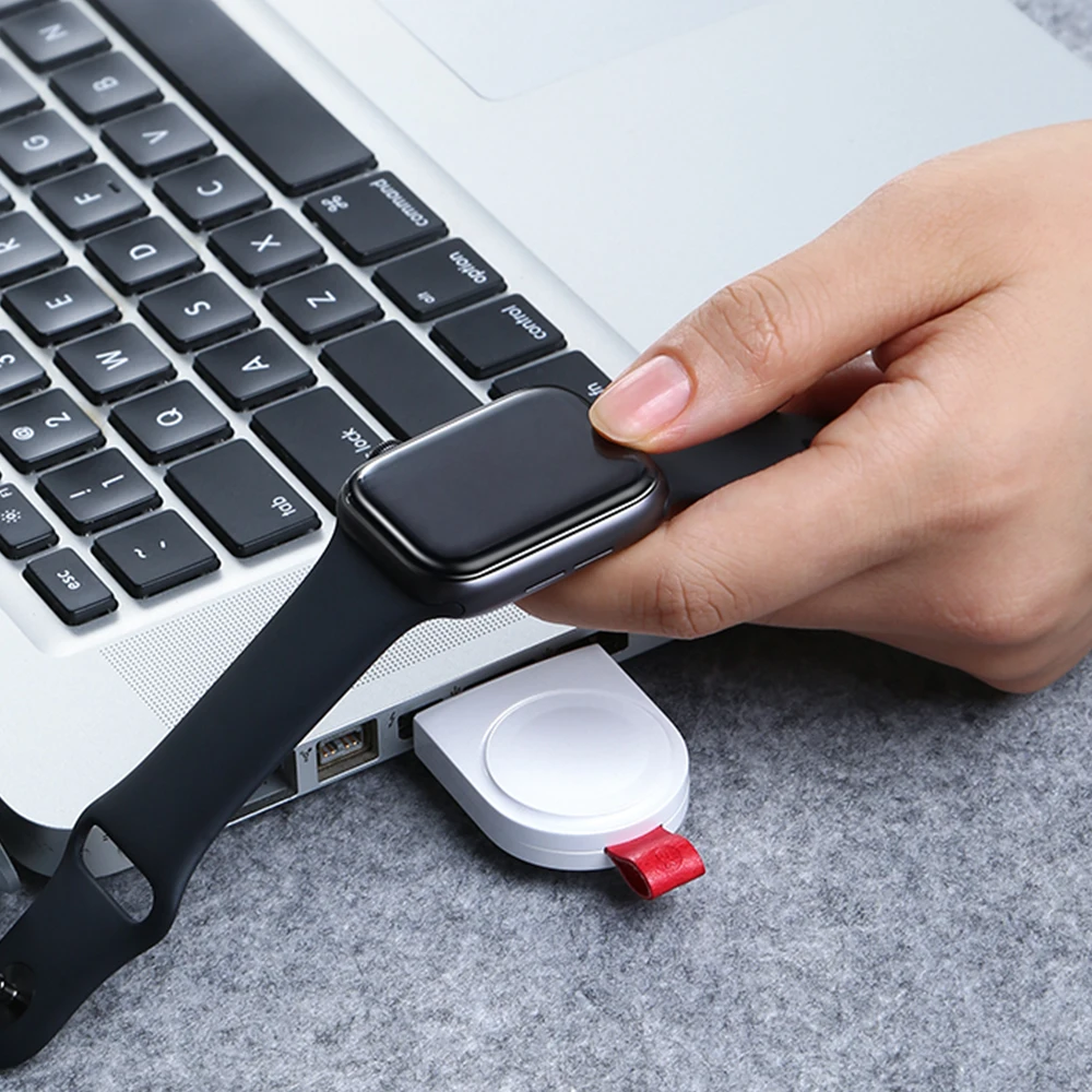 

USB Portable Wireless Charger For Apple Watch band 44mm 40mm 42mm 38mm Charge Pad for iWatch charger Station Series 6 SE 5 4